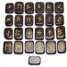 Black Tourmaline Runes Crystal Rune Stones Set Elder futhark Viking Gemstone Reiki Healing Golden Engraved Runic Alphabets (Black Tourmaline) - Buy Online on GoSupps.com