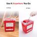 Alcedo Sharps Container 2 Quart (3-Pack) - Home & Professional Biohazard Needle Disposal - Buy Online on GoSupps.com