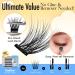 Buy BEYELIAN Self Adhesive Eyelashes Clusters - Pre Glued No Glue Needed Lash Extension Kit with Tweezer - 66 PCS D Curl 10-16mm for Effortless Beauty International Shipping Available - Buy Online on GoSupps.com