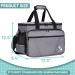 Golkcurx Sewing Machine Case - Removable Padding, Shoulder Strap - Grey - Buy Online on GoSupps.com