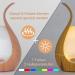 Mfunke 200ml Aroma Diffuser for Essential Oils - Quiet Ultrasonic Humidifier with 7 LED Colors Timer and Auto Shut Off - BPA-Free Aromatherapy Fragrance Lamp - Buy Online on GoSupps.com