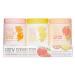 Revitalize Your Skin with Our Body Scrub Trio: Orange Peach & Lemon International Shipping Available - Buy Online on GoSupps.com