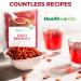 Healthworks Raw Goji Berries 32oz - Certified Organic, Sun-Dried, Non-GMO | Keto, Vegan | Antioxidant Superfood for Baking, Teas & Smoothies - Buy Online on GoSupps.com