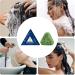 Shampoo Bar 120 Grams Triangular Solid Hair Care Shampoo Hair Nourishing Strengthening Product For Bathroom Travel Hotel Weekend Daily Routine Men Gym Women Outdoor - Buy Online on GoSupps.com