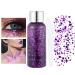 Body Glitter Gel Liquid Glitter Festival Glitter Chunky Glitter Long Lasting Sparkling DIY Arts Crafts-Purple