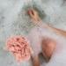 Lurrose Mermaid Tail Bath Loofah Sponge | Exfoliating Shower Scrubber for Women and Men - Pink - Buy Online on GoSupps.com
