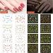 24 Sheet Christmas Nail Stickers - 3D Water Transfer Nail Art with Tweezers for DIY Holiday Nail Designs - Buy Online on GoSupps.com
