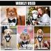 Shop Stylish Dogs Smoking Bandana | Adjustable Pet Headscarves for Weddings & Celebrations | Black & White Bandana for Dogs & Cats - Buy Online on GoSupps.com