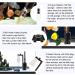 AQQA Electric Aquarium Gravel Cleaner Siphon Kit - 6 in 1 Automatic Water Changer & Filter 110V/20W 320GPH - Black - Buy Online on GoSupps.com