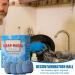 Metal Scrubber Brush Pre-Soaped Steel Wool Cleaner Brush Portable Metal Scouring Cleaning Pads for Dishes Pots Pans - Buy Online on GoSupps.com