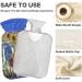 Hot Water Bottle with Cover 2L - Large Pain Relief Solution for Bed Hand & Feet - Fast International Shipping - Buy Online on GoSupps.com