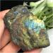 Natural Labrador Minerals Half-polishing Crystal Moonstone Flash Floor Slice Decorating Stone - Buy Online on GoSupps.com