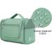 WANDF Large Hanging Toiletry Wash Bag Travel Organizer - Green | Men Women Makeup Cosmetic Case - Buy Online on GoSupps.com