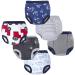 BIG ELEPHANT Unisex-Baby Toddler Potty 6 Pack Cotton Pee Training Pants Underwear Car Club 6 Pack 3T