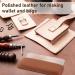 Leathercraft Glass Slicker Set for Burnishing Leather - Leather Burnishing Tool with Faux Leather Handle - Buy Online on GoSupps.com
