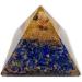 Lamare Orgonite Pyramid with Lapis Lazuli - Energetic Balance & Protection | Elegance Purity Wisdom & Divine Power - 76mm - Buy Online on GoSupps.com