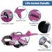 ASENKU Dog Life Jacket - Ripstop Safety Vest for Small to Large Dogs - Adjustable Pet Life Preserver in Pink - Buy Online on GoSupps.com