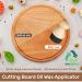 Premium Cutting Board Oil & Wax Applicator | Food Grade Mineral Oil & Bamboo for Wooden Boards Spatulas & Utensils - International Shipping - Buy Online on GoSupps.com