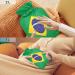 Zzxx Brazil Flag Hot Water Bottle 1L - Fleece Cover for Pain Relief Warmth & Cold Therapy - Buy Online on GoSupps.com