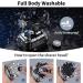 Roziapro Bald Head Shavers for Men Waterproof Electric Rechargeable Balding Head Shaver Professional Anti-Pinch Shave Bald Head Wet&Dry Rotary Close Razor with Replaceable Grooming Shaving Heads - Buy Online on GoSupps.com