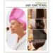 Hair Dryer Combo for Curly Hair - Adjustable Net Plopping Cap & Hooded Diffuser - All Hair Types - Pink - Buy Online on GoSupps.com