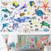 Under the Sea Wall Stickers - Ocean Fish Decals for Kids Bedroom & Nursery - Buy Online on GoSupps.com