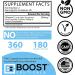 BoostCeuticals Gamma E Vegan Vitamin E 400 IU Mixed Tocopherols Complex - Non GMO - Gluten Free VIT E 180 Capsules - Buy Online on GoSupps.com