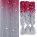 Ombre braiding hair ombre braiding hair extensions high temperatures synthetic (B41-lss 24 inch (pack of 3) -lss) 24 inch (pack of 3) -lss b41-lss