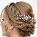 Crystal Wedding Hair Vine & Pearl Pins Set - Handmade Bridal Hair Accessories - Buy Online on GoSupps.com