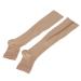 Pair Compression Socks With Zipper Elastic Open Toe Compression Socks For Walking And Sports