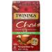 Twinings Decaffeinated Chai Individually Wrapped Black Tea Bags 20 Count (Pack of 6) Sweet Savoury Spices Enjoy Hot or Iced Decaf Chai 20 Count (Pack of 6)