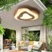 Wayluoung Dimmable LED Cloud Lamp | Modern 40cm Wood & Acrylic | 36W 3300LM | 3000K-6000K Remote Control | Perfect for Living Room Children's Room Kitchen & Home Office - Buy Online on GoSupps.com