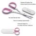 PAFASON Stainless Steel Nail Cuticle Scissor Set - Curved and Straight, Multi-Purpose Grooming Tool for Manicure, Pedicure, and Dry Skin - Buy Online on GoSupps.com
