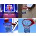 SperoPro Basketball Net - Heavy Duty 7.02oz Replacement with 12 Loops for Indoor/Outdoor Rims - Red/White/Blue - Buy Online on GoSupps.com