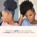 Pulleez Plus Sliding Ponytail Holder - Set of 4 Acrylic Charms - Brown & Black Elastic Hair Ties - Buy Online on GoSupps.com
