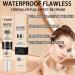 Hydrating BB Cream Waterproof Flawless Concealer Full Coverage BB Cream for All Skin Types Long Lasting Moisturizing Full Coverage Liquid Foundation for Men & Women(Ivory) - Buy Online on GoSupps.com