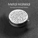 Buy Black Polka Dots Portable Metal Pill Box | Round Mini 3-Compartment Design for Travel - Buy Online on GoSupps.com