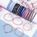 Hoyuwak 28Pcs Hair Ties Bracelets for Women & Girls - No Damage, 5 Styles, 6 Colors - Perfect for Fine & Thick Hair - Buy Online on GoSupps.com
