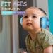 Funglam Baby Hearing Protection Headphones | Noise Protection for Toddlers 12-36 Months | Comfortable & Safe Blue Ear Muffs - Buy Online on GoSupps.com