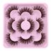 Newcally D04 Russian Brown 20mm Strip Lashes - Fluffy Mink D Curl False Eyelashes for Natural, Colored Brown Volume - Soft and Long-lasting - Buy Online on GoSupps.com