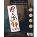 Three Broomsticks Cross Stitch Bookmark Kit DIY Hand Embroidery Set 2.36x7.70 in (6x19.5 cm) - Buy Online on GoSupps.com