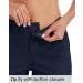 Willit Women's Golf Hiking Shorts 7 | Quick Dry & Water Resistant | Deep Blue, Size 12 - Buy Online on GoSupps.com