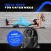 Fas Fit Fascia Roll & Ball Self-Massage Set - 6-Part Blue Set for Back & Spine - Includes Poster Exercise Book E-Book & Gym Bag - Neck Roller & Duoball 6 Series Black/Blue - Buy Online on GoSupps.com