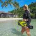 SIER Soft Silicone Full-Foot Swim Fins | Efficient Thrust | Tight Fitting | Yellow | EUR 39-40 US Men 6-7 Women 7-8 - Buy Online on GoSupps.com