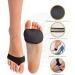 Brison Metatarsal Pads - Ball of Foot Cushion Sleeves for Metatarsalgia Pain Relief - Small Black - Buy Online on GoSupps.com