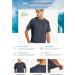 TSLA Swimwear Short Sleeve Top | UV Protection UPF 50+ Quick-Dry Rash Guard for Men | 1 Pack Charcoal & Black M - Buy Online on GoSupps.com