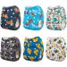 ALVABABY Reusable Washable Cloth Diaper Set with 6 Nappies + 12 Inserts | 6DM60 - Buy Online on GoSupps.com