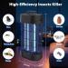 EuQQZZU Insect Dempress Mosquito Trap - 18W Electric Fly Lamp with 3 Mosquito Control & 2 Security Technologies for Indoor & Outdoor Use - Buy Online on GoSupps.com
