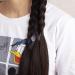 300PCs Transparent Mini Elastic Hair Ties - Perfect for Children's Hair Wedding Styles & More (Black) - Buy Online on GoSupps.com