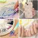 Bewudy 3 Pcs Nail Rhinestone Picker Dotting Pen Set | Dual-ended Wax Pencil Tool for Nail Art DIY Decoration | Jewelry Dotting Pen in Blue Pink Purple - Buy Online on GoSupps.com